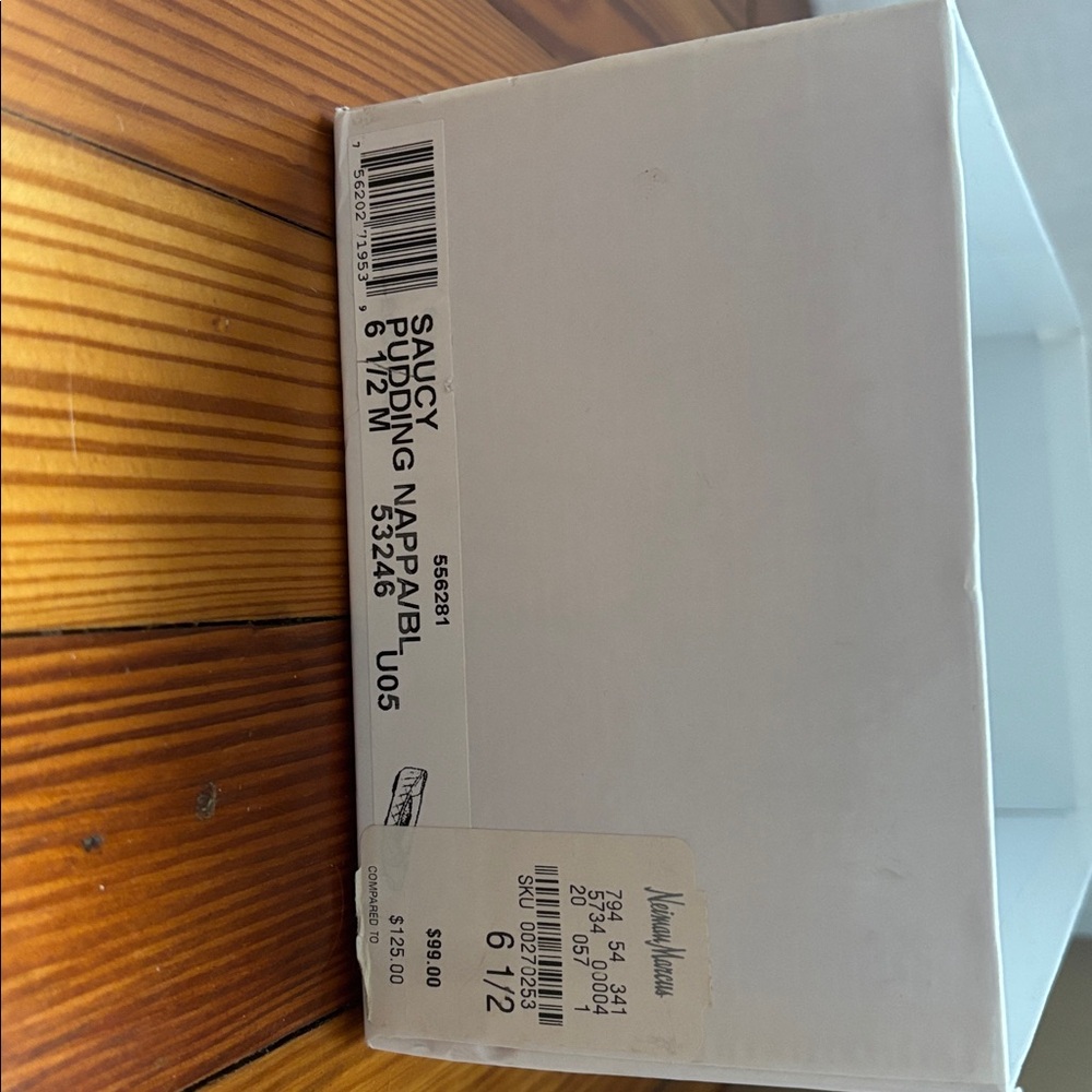 Neiman Marcus White Shoe Box